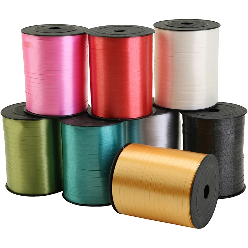 Kräuselband, B 5 mm, Sortierte Farben, 8x400 m/ 1 Pck [HOB-557495]
