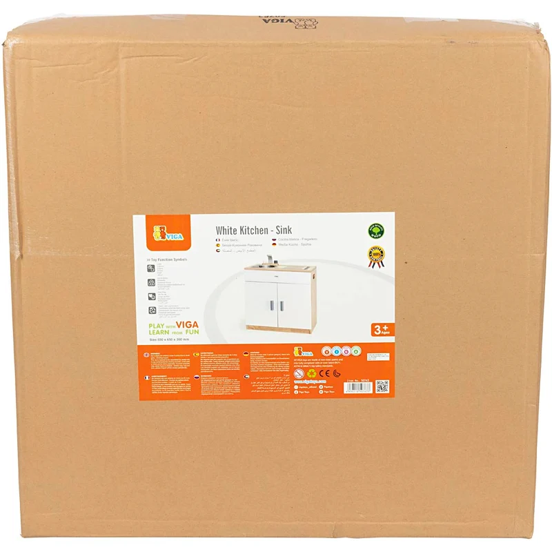 VIGA Spielspüle, H 55 cm, T 36 cm, B 65 cm, 1 Stk [HOB-908573]