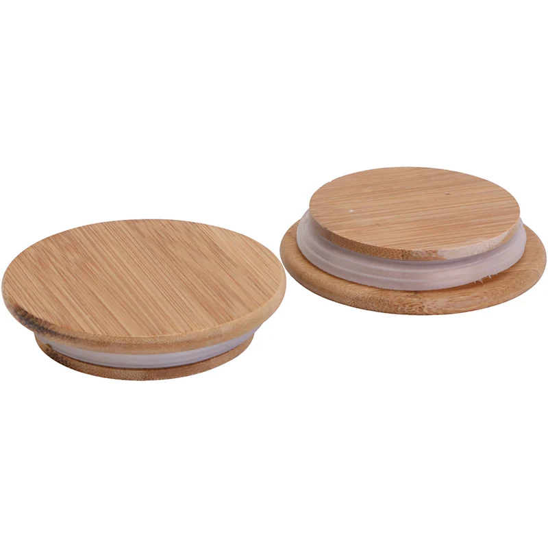 Holzdeckel mit Gummidichtung, D 9 cm, 12 Stk/ 1 Pck [HOB-744409]