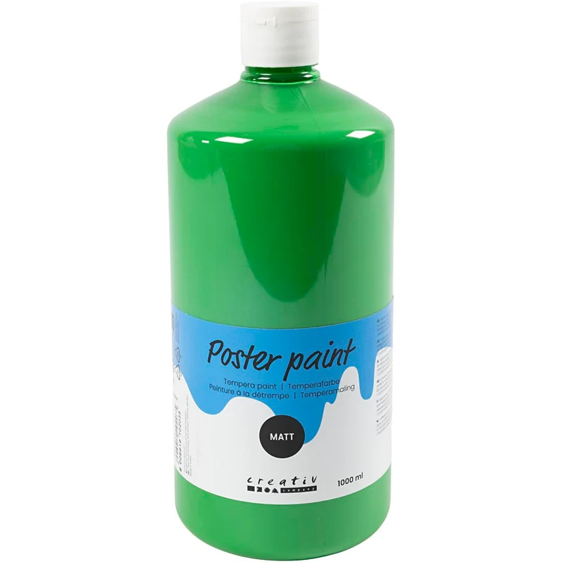 Temperafarbe Matt, Grün, 1000 ml/ 1 Fl. [HOB-642164]