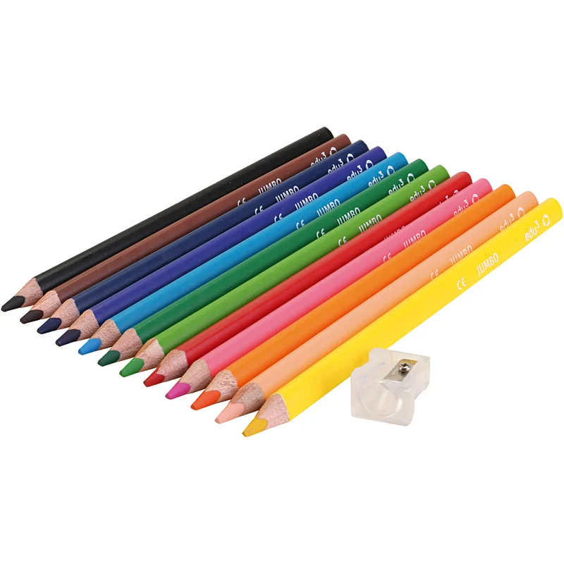 Dicke 10 mm, Mine 5 mm, Sortierte Farben, 12 Stk/ 1 Pck [HOB-409814]