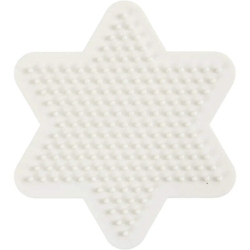 NABBI BioBeads Steckplatte, Stern, Größe 9,8x9,8 cm, medium, 1 Stk [HOB-906783]
