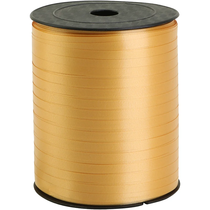 Kräuselband, B 5 mm, Gold, 400 m/ 1 Rolle [HOB-557489]