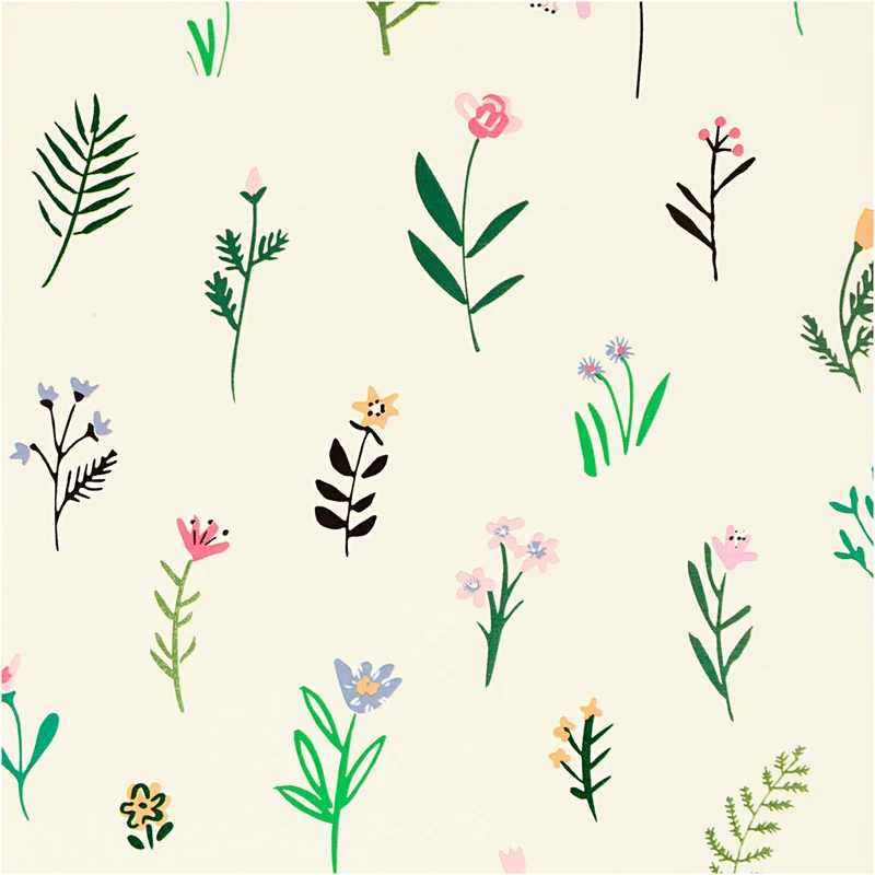 Geschenkpapier, Flora, B 50 cm, 80 g, 100 m/ 1 Rolle [HOB-556432]