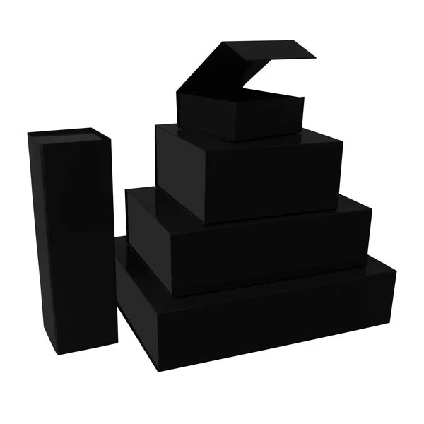 Magnetboxen 23x23x11cm Schwarz (25 Stück) [FP-VPD034]