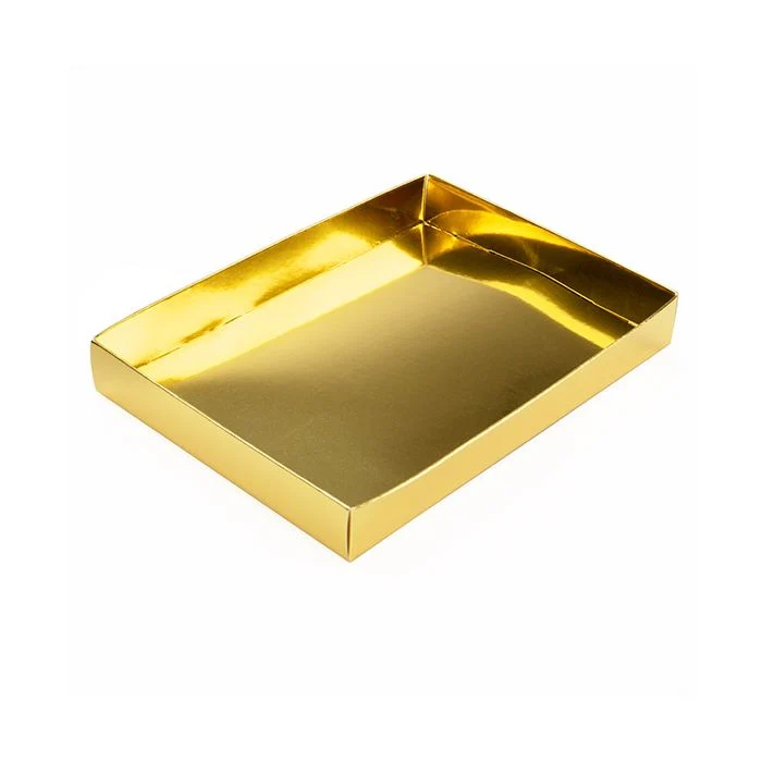 Pappschachtelböden Schimmer Gold 13.7x2.5x19.1cm (25 Stück) [SG15]