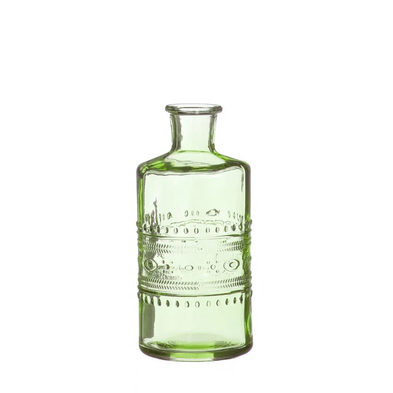 Blumenvasen Porto Ø7.5cm | H: 14.5cm Grün (12 Stück) [IFS-29745]