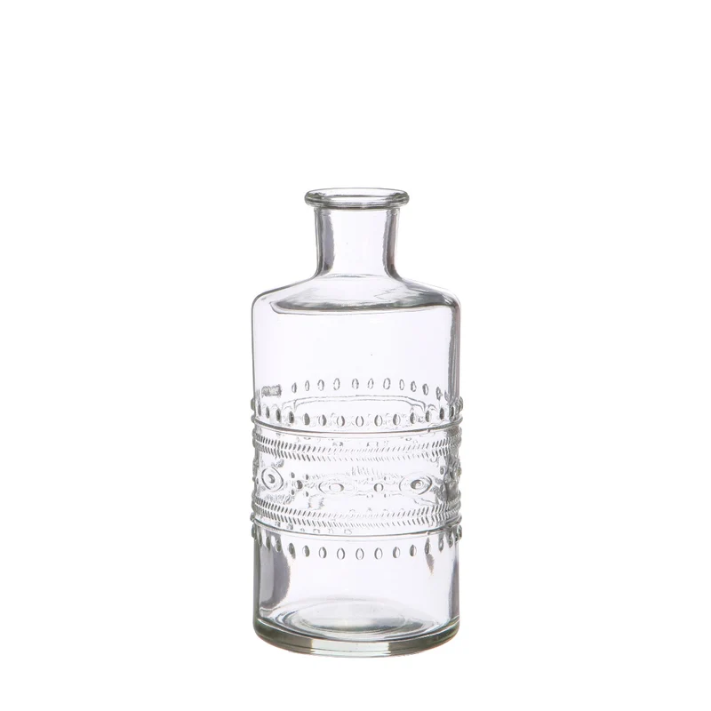 Blumenvasen Porto Ø7.5cm | H: 14.5cm Transparent (12 Stück) [IFS-29740]