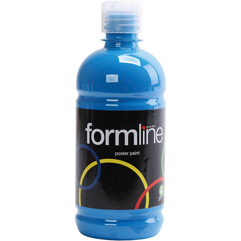 Temperafarbe Matt, Primärblau, 500 ml/ 1 Fl. [HOB-642055]