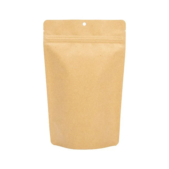 Standbodenbeutel Kraft 14.9x8.9x23.2cm mit Aufhängeloch (100 Stück) [ZBGSK7H]