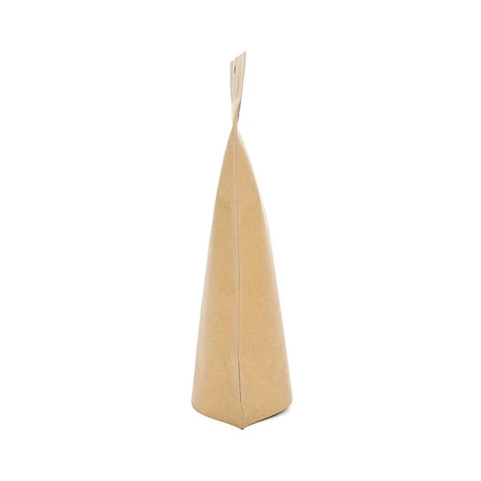 Standbodenbeutel Kraft 14.9x8.9x23.2cm mit Aufhängeloch (100 Stück) [ZBGSK7H]
