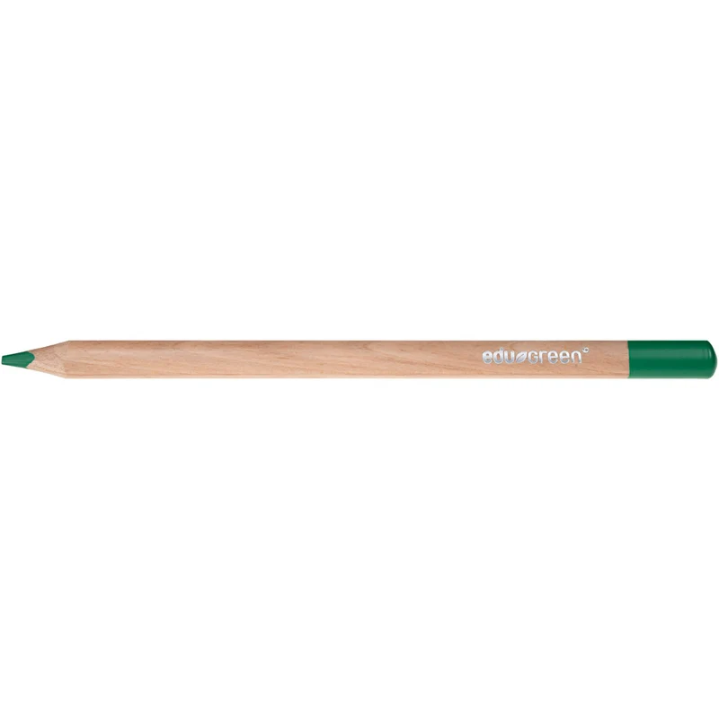 edu Green Jumbo-Buntstifte, Mine 5 mm, Grün, 10 Stk/ 1 Pck [HOB-408264]
