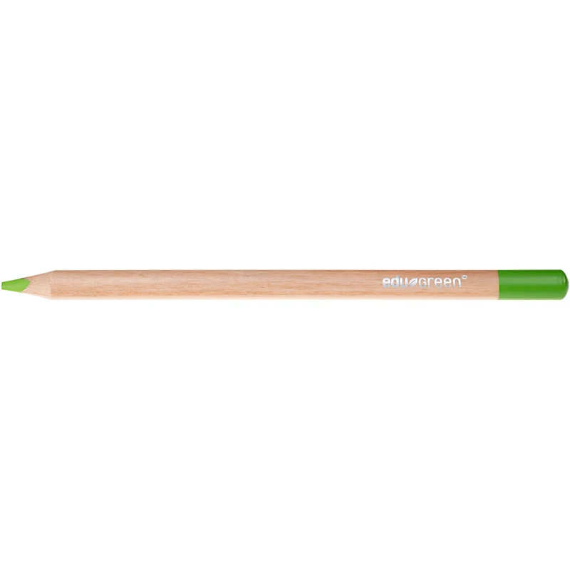 edu Green Jumbo-Buntstifte, Mine 5 mm, Hellgrün, 10 Stk/ 1 Pck [HOB-408263]