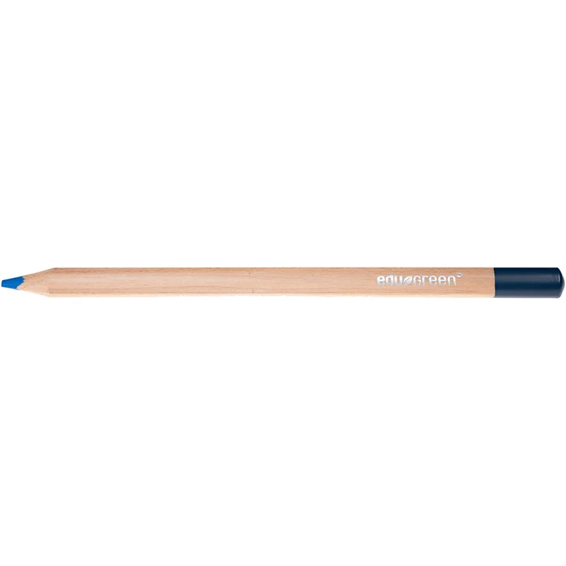 edu Green Jumbo-Buntstifte, Mine 5 mm, Blau, 10 Stk/ 1 Pck [HOB-408254]