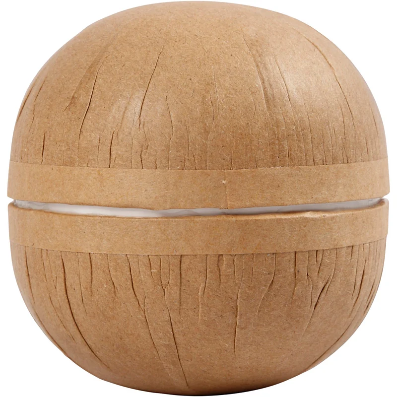 Zweiteilige Pappkugel, D 8 cm, 4 Stk/ 1 Pck [HOB-54176]