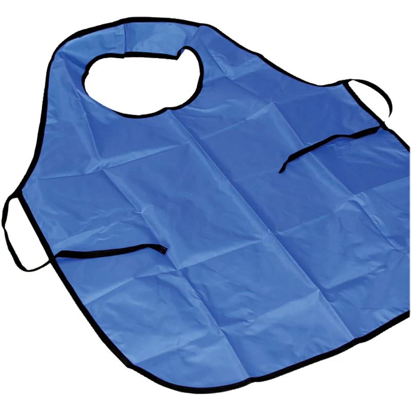 Malschürze mit Kragen, L 100 cm, Größe M-XL cm, Blau, 10 Stk/ 1 Pck [HOB-671111]