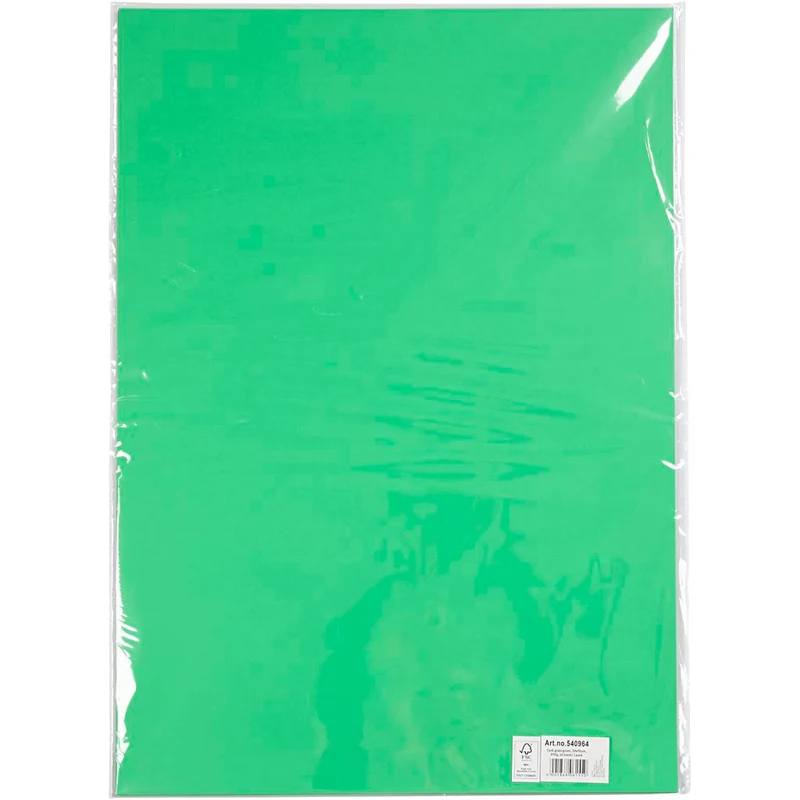 Karton, Blatt 50x70 cm, 270 g, Grasgrün, 10 Bl./ 1 Pck [HOB-540964]