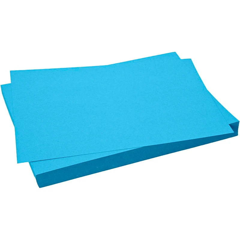 Karton, Blatt 50x70 cm, Größe 50x70 cm, 270 g, Türkis, 100 Bl./ 1 Pck [HOB-540951]