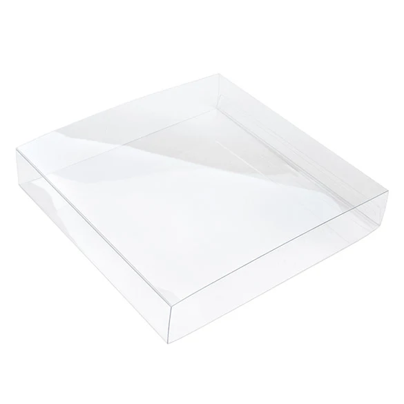 Aufschiebedeckel Transparent 15.1x2.7x15.2cm (25 Stück) [SC33]
