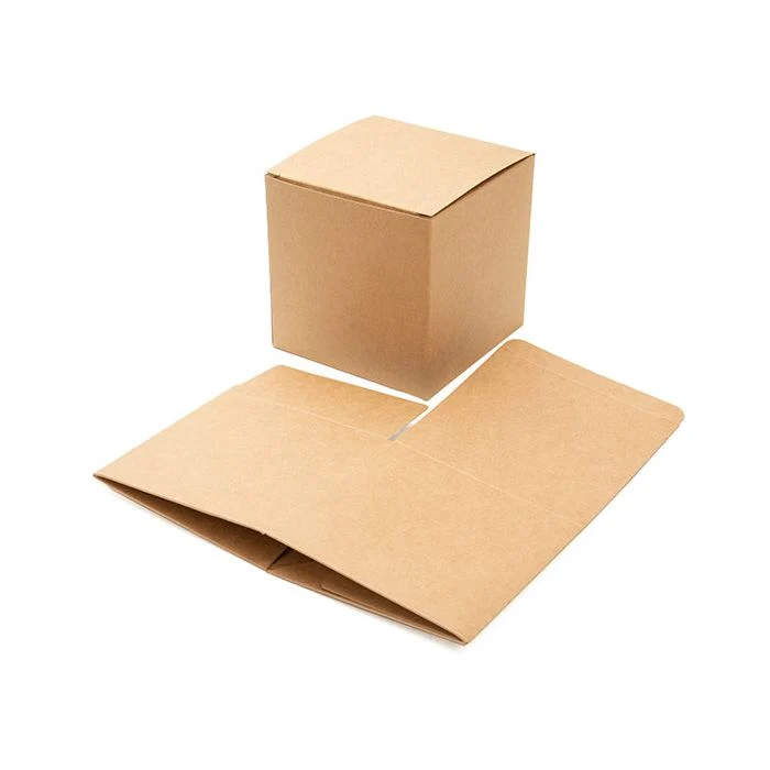 Kraft Pop & Lock-Schachteln 10.2x10.2x10.2cm (25 Stück) [PLB56K]
