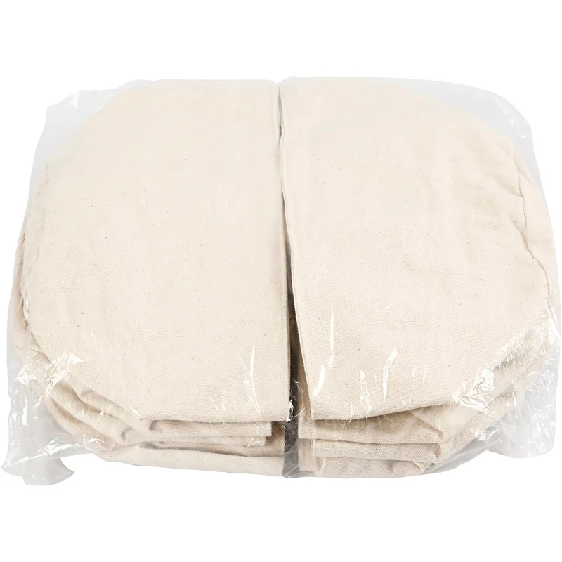 Stoffkörbe, H 14,5 cm, D 20 cm, 385 g, Hellnatur, 10 Stk/ 1 Pck [HOB-706123]