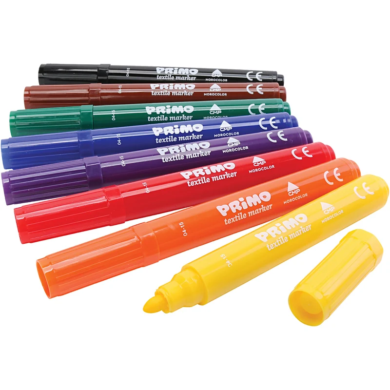 PRIMO Stoffmalstifte, Sortierte Farben, 8 Stk/ 1 Pck [HOB-701295]