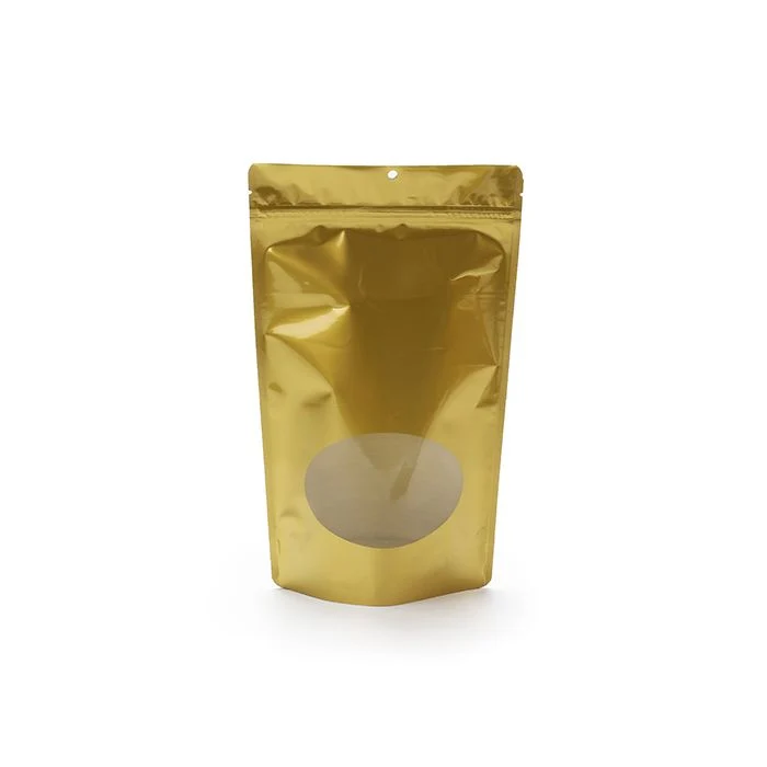 Standbodenbeutel Gold 17.1x8.9x28.6cm 340 Gramm (100 Stück) [ZBGO4GH]
