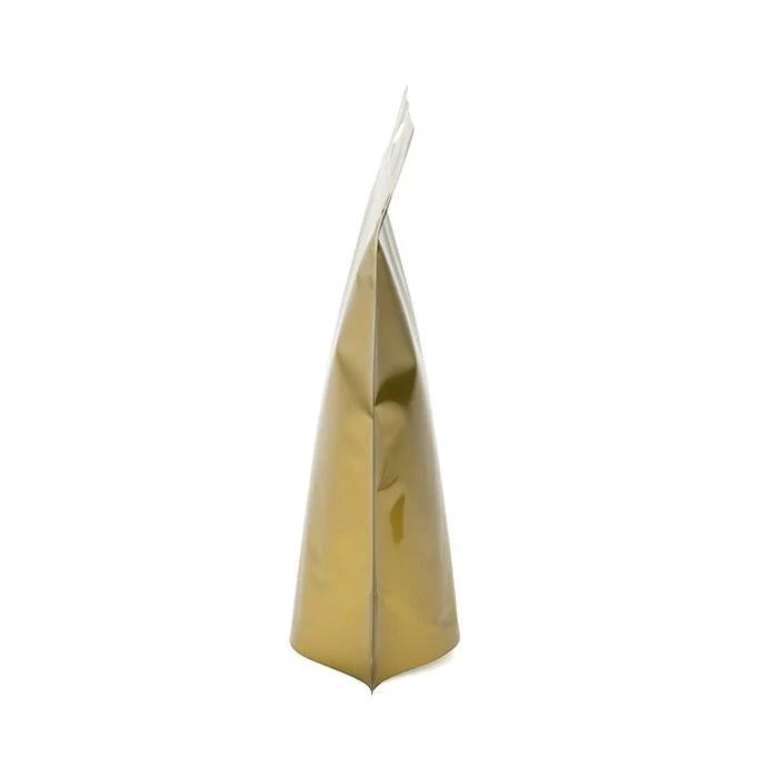 Standbodenbeutel Gold 13x7.9x20.6cm mit Aufhängeloch 113 Gramm (100 Stück) [ZBGM3GH]