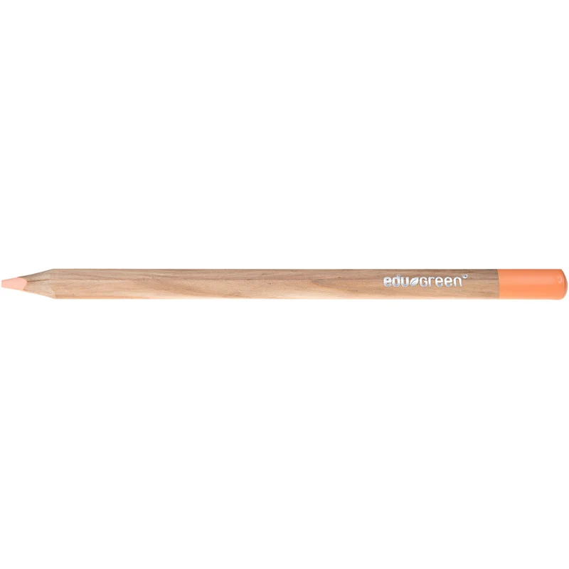 edu Green Jumbo-Buntstifte, Mine 5 mm, Lachsfarbig, 10 Stk/ 1 Pck [HOB-408229]
