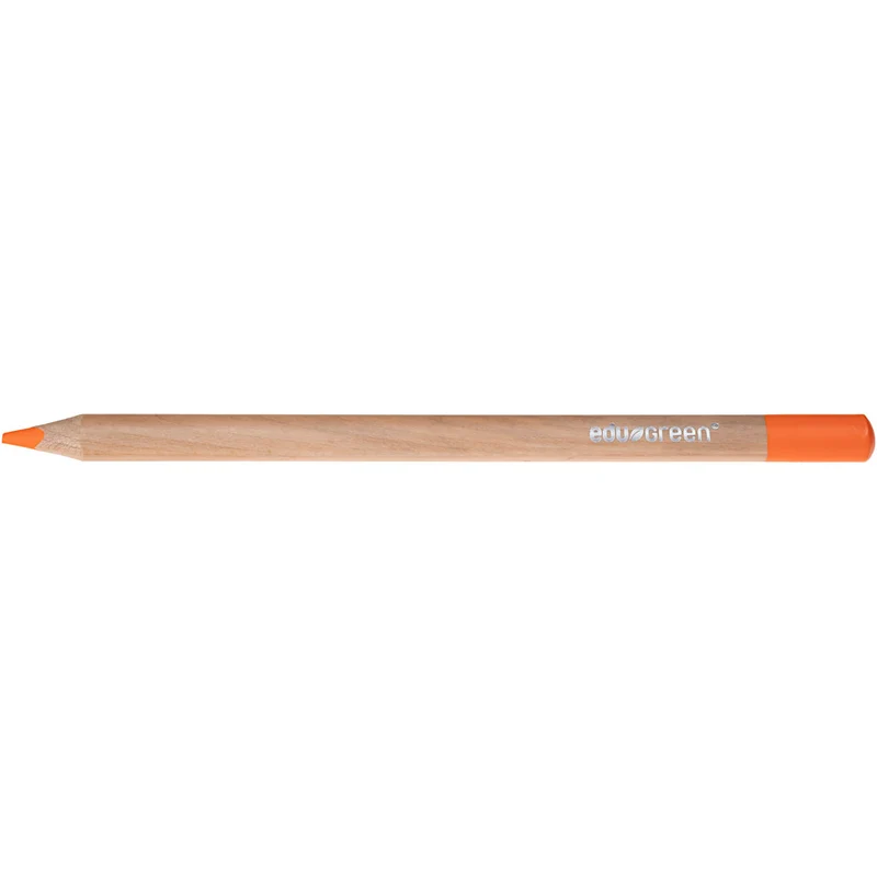 edu Green Jumbo-Buntstifte, Mine 5 mm, Orange, 10 Stk/ 1 Pck [HOB-408224]