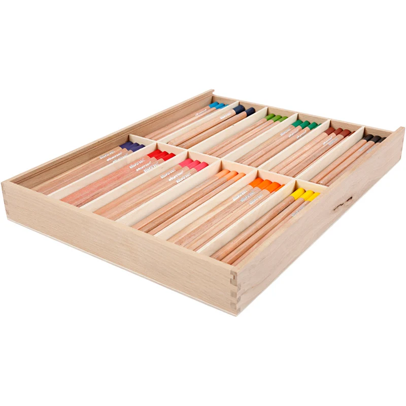 edu Green Jumbo-Buntstifte, Mine 5 mm, Sortierte Farben, 12x12 Stk/ 1 Pck [HOB-408144]