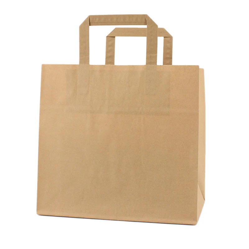 Take-Away-Taschen 32+21.5x27cm Braun (250 Stück) [FP-DPL044]