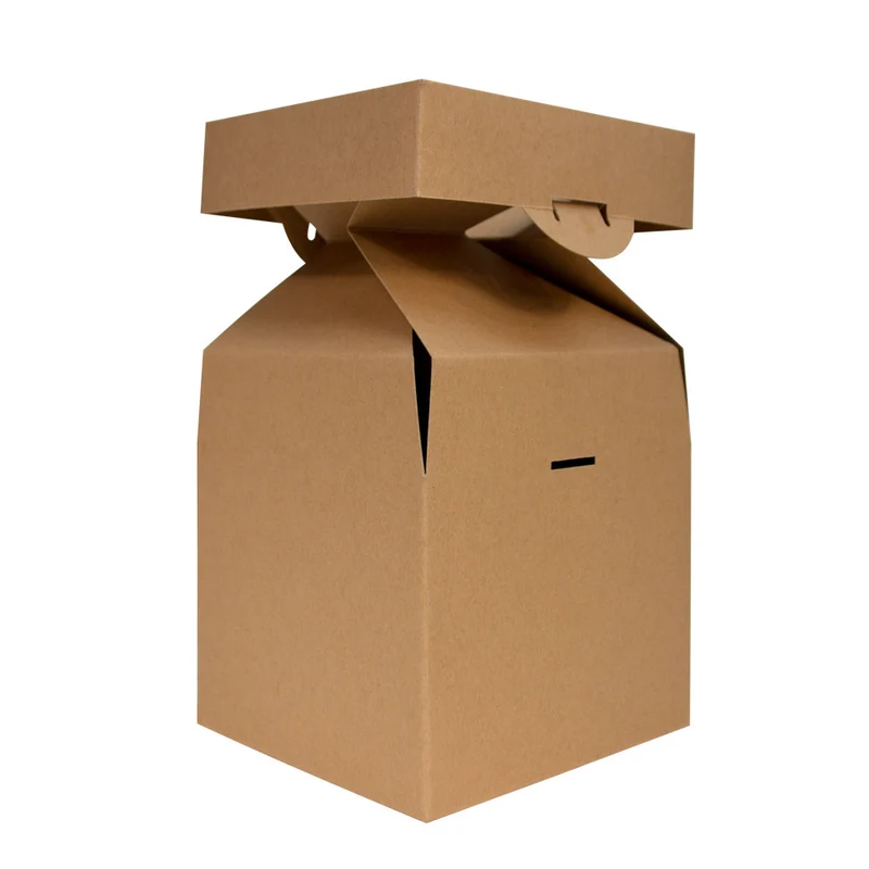 Pop-up-Boxen 15x15x16cm Braun (100 Stück) [FP-POP002]
