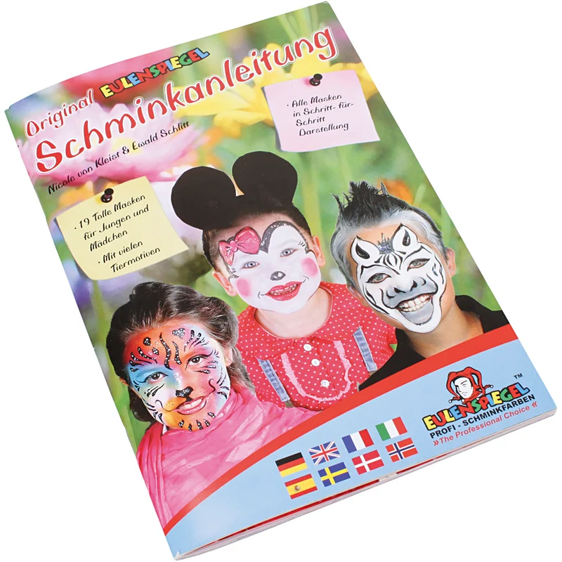 Eulenspiegel Gesichtsschminke-Booklet, 1 Stk [HOB-841152]