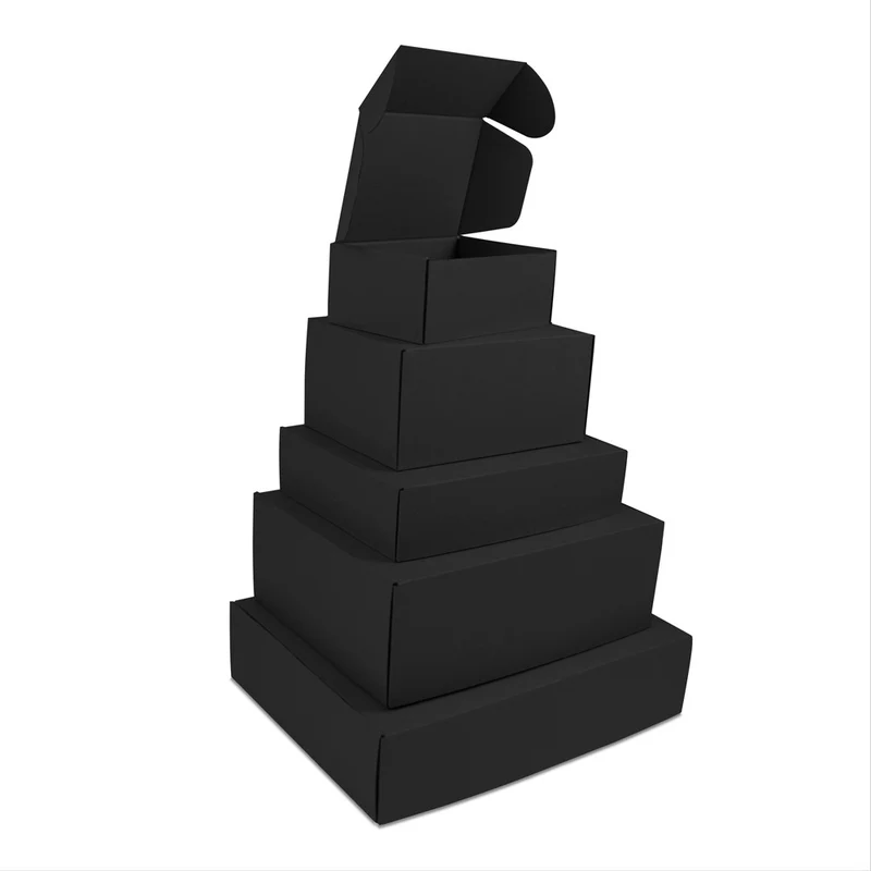 Versandkartons 27x20x13cm Schwarz (50 Stück) [FP-VPD104]