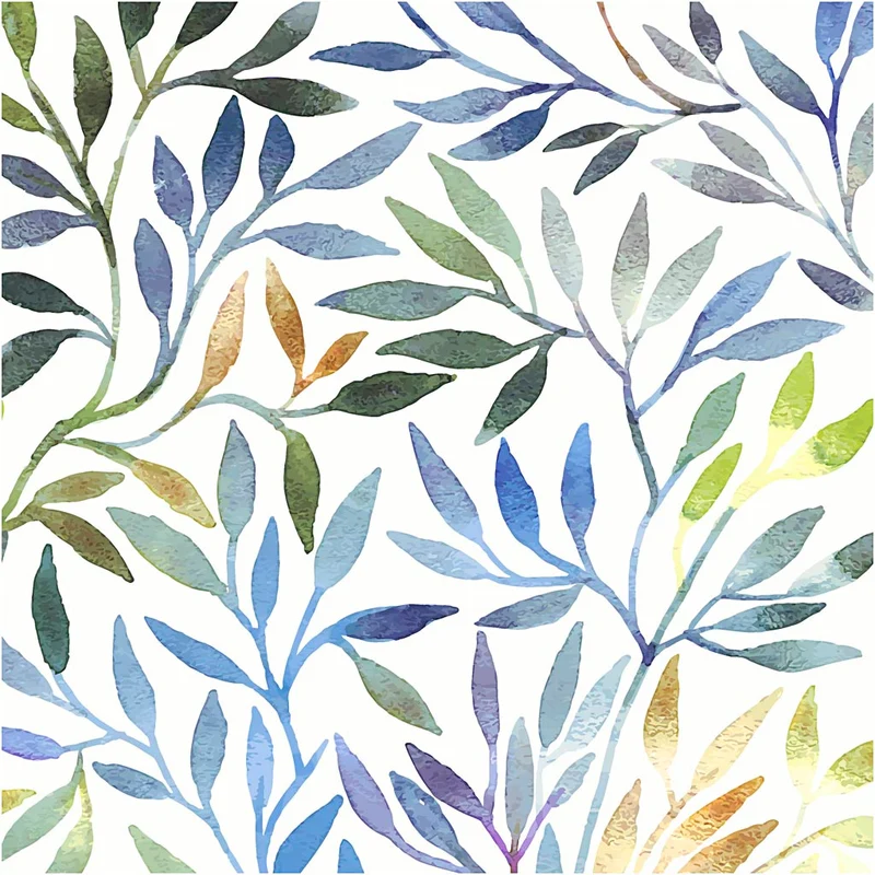 Papierservietten, Weidenblätter, Größe 33x33 cm, 20Stk/ 1 Pck [HOB-234730]