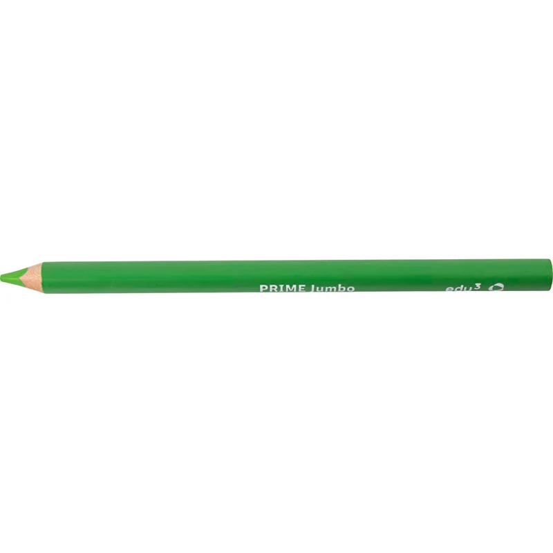 edu3 Jumbo-Buntstifte, Dicke 10 mm, Mine 6,25 mm, Hellgrün, 12 Stk/ 1 Pck [HOB-408062]