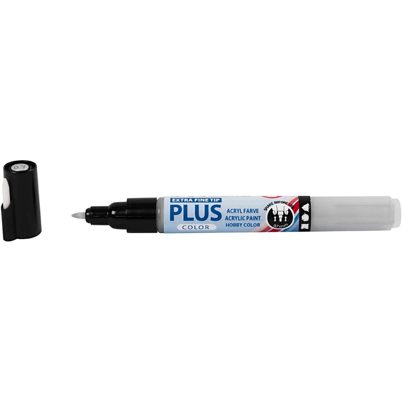 Plus Color Marker, L 14,5 cm, Strichstärke 0,7 mm, Regengrau, 5,5 ml, 1 Stk [HOB-39940]