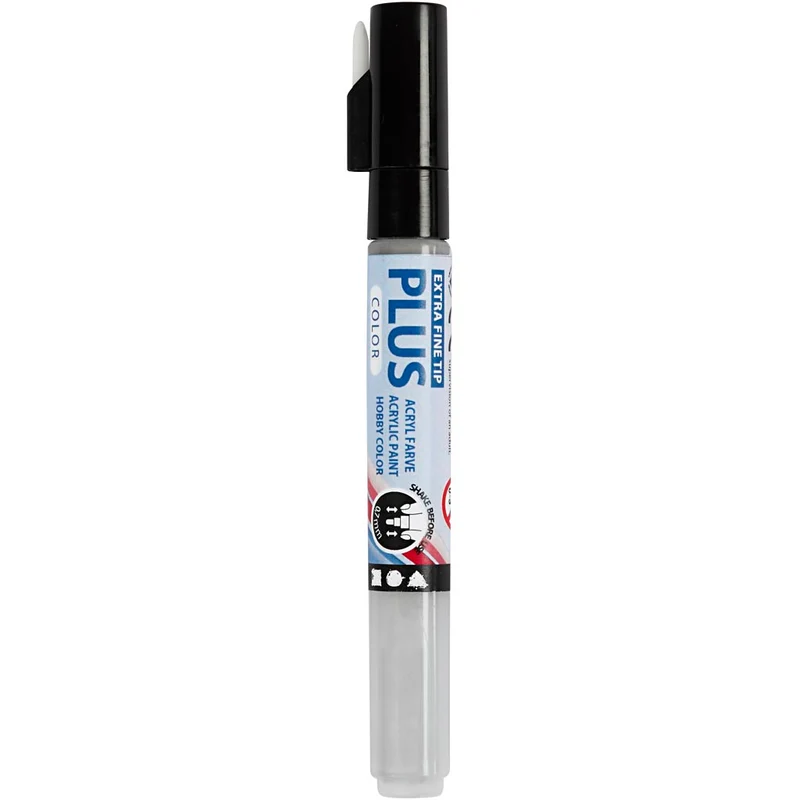 Plus Color Marker, L 14,5 cm, Strichstärke 0,7 mm, Regengrau, 5,5 ml, 1 Stk [HOB-39940]