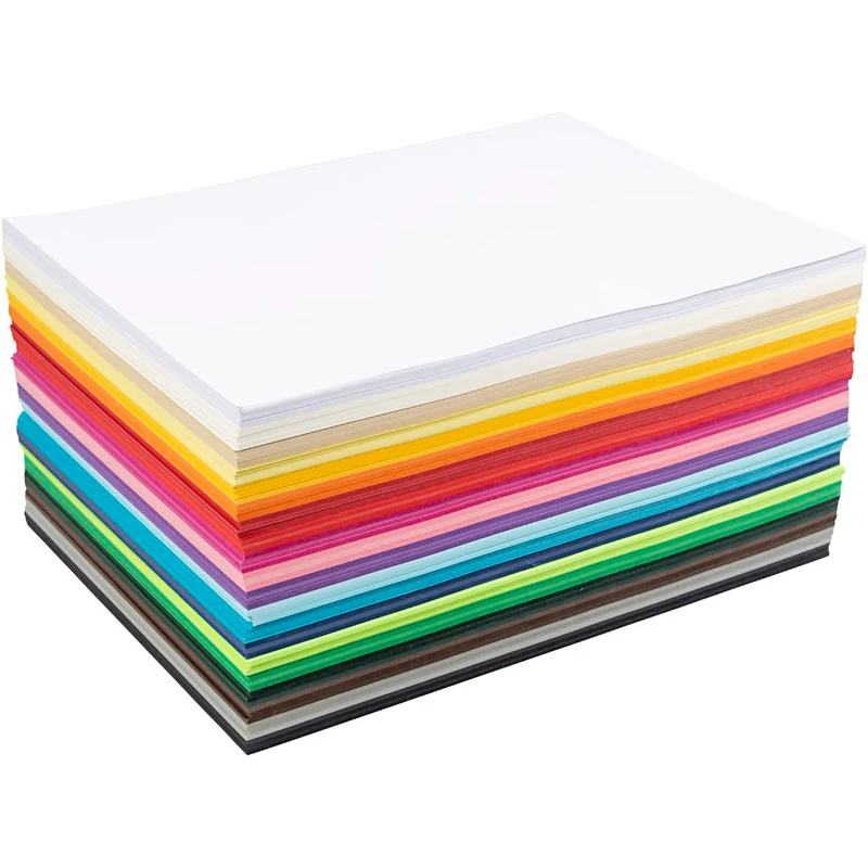 Bastelkarton, farbig, A3, 180 g, Sortierte Farben, 3x300 Bl./ 1 Pck [HOB-534112]