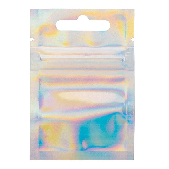 Druckverschlussbeutel Holografisch 5.1x5.1cm (25 Stück) [HZBB9H]