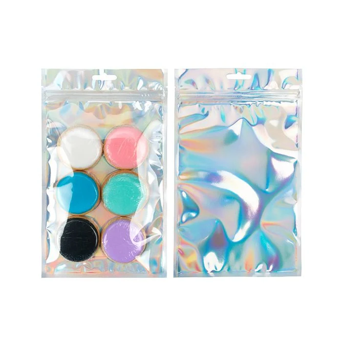 Druckverschlussbeutel Holografisch/Transparent 15.2x22.9cm (25 Stück) [HZBB69CH]