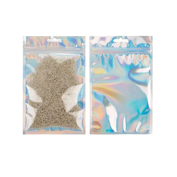 Druckverschlussbeutel Holografisch/Transparent 12.7x17.8cm (25 Stück) [HZBB57CH]