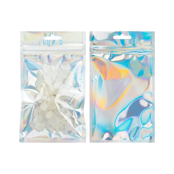 Druckverschlussbeutel Holografisch/Transparent 10.2x15.2cm (25 Stück) [HZBB46CH]