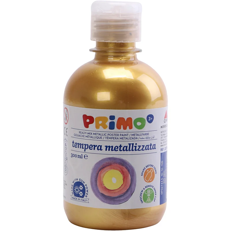 Temperafarbe Metallic, Gold, 300 ml/ 1 Pck [HOB-629889]