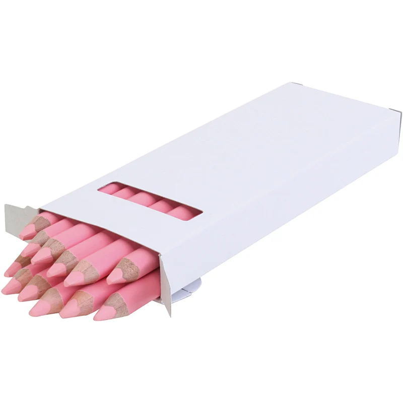 edu3 Jumbo-Buntstifte, Dicke 10 mm, Mine 6,25 mm, Rosa, 12 Stk/ 1 Pck [HOB-408040]