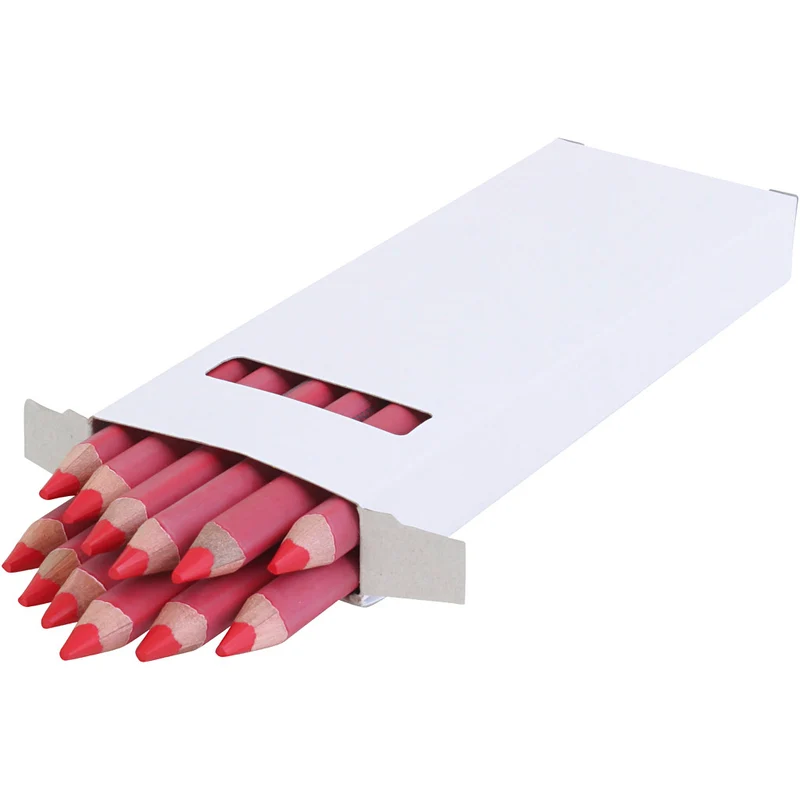 edu3 Jumbo-Buntstifte, Dicke 10 mm, Mine 6,25 mm, Rot, 12 Stk/ 1 Pck [HOB-408036]