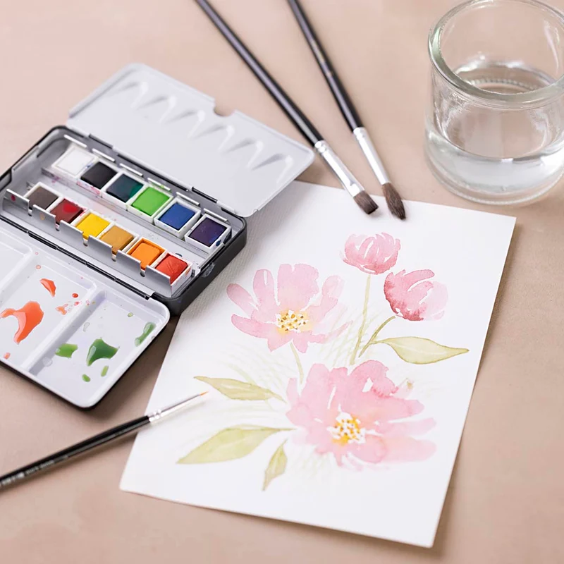 Starter Kreativ Set Aquarellfarben, 1 Pck [HOB-34249]