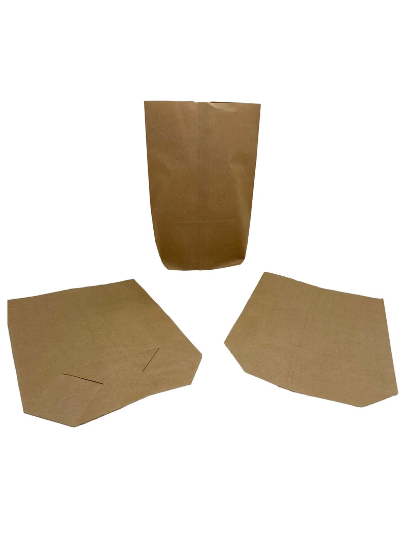 Cross Bottom Bags (content 20 kg) 42x63 cm - 1 laags 90 g/m2 (100 pcs) [PAK4263]