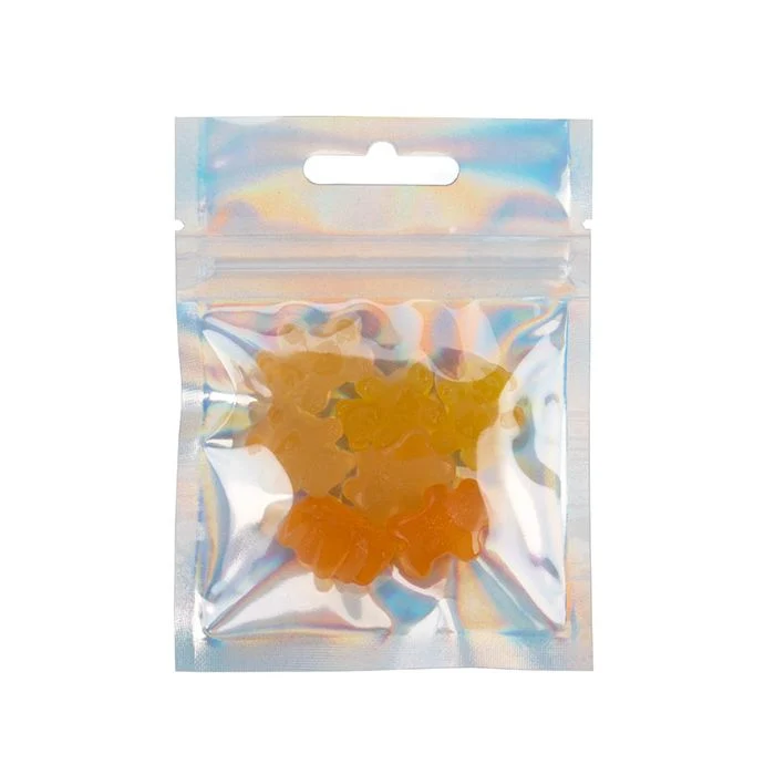 Druckverschlussbeutel Holografisch/Transparent 7.6x7.6cm (25 Stück) [HZBB33CH]